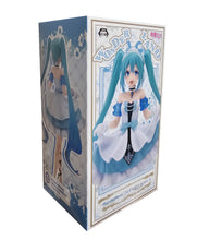 Load image into Gallery viewer, Free UK Royal Mail Tracked 24hr delivery 

Beautiful statue of Hatsune Miku (Global Vocaloid Superstar). This gorgeous statue is launched by Taito figures as part of their latest Wonderland Cinderella collection. 

This creator did a smashing job with this piece, showing Hatsune Miku posing elegantly in her Cinderella outfit. -Stunning! 

This PVC statue stands at 18cm tall, and packaged in a gift/collectible box from Taito figures. 

Official brand: Taito

EAN: 840342403653

Excellent gift for any Hatsune 
