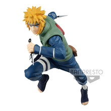 Load image into Gallery viewer, Free UK Royal Mail Tracked 24hr delivery 

Striking statue of Minato Namikaze from the legendary anime series Naruto Shippuden. This amazing statue is launched by Banpresto as part of their latest Vibration stars collection. 

The creator has sculpted this piece in excellent fashion, showing Minato posing in battle, and holding his kunais. -Stunning! 

This PVC statue stands at 18cm tall, and packaged in a gift/collectible box from Bandai.

Official brand: Banpresto / Bandai

EAN: 4983164184440

Excellent g
