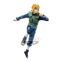 Load image into Gallery viewer, Free UK Royal Mail Tracked 24hr delivery 

Striking statue of Minato Namikaze from the legendary anime series Naruto Shippuden. This amazing statue is launched by Banpresto as part of their latest Vibration stars collection. 

The creator has sculpted this piece in excellent fashion, showing Minato posing in battle, and holding his kunais. -Stunning! 

This PVC statue stands at 18cm tall, and packaged in a gift/collectible box from Bandai.

Official brand: Banpresto / Bandai

EAN: 4983164184440

Excellent g
