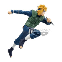 Load image into Gallery viewer, Free UK Royal Mail Tracked 24hr delivery 

Striking statue of Minato Namikaze from the legendary anime series Naruto Shippuden. This amazing statue is launched by Banpresto as part of their latest Vibration stars collection. 

The creator has sculpted this piece in excellent fashion, showing Minato posing in battle, and holding his kunais. -Stunning! 

This PVC statue stands at 18cm tall, and packaged in a gift/collectible box from Bandai.

Official brand: Banpresto / Bandai

EAN: 4983164184440

Excellent g
