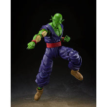 Load image into Gallery viewer, Spectacular statue of Piccolo from the the legendary anime Dragon Ball Super. This premium figure is launched by Tamashii Nations as part of their new S.H.Figuarts collection.

The set comes with three facial expressions, premium articulated figure of Piccolo (14 point articulation), and three pairs of hands. 

Official Brand:  BANDAI / SHFiguarts / Tamashi Nations 
