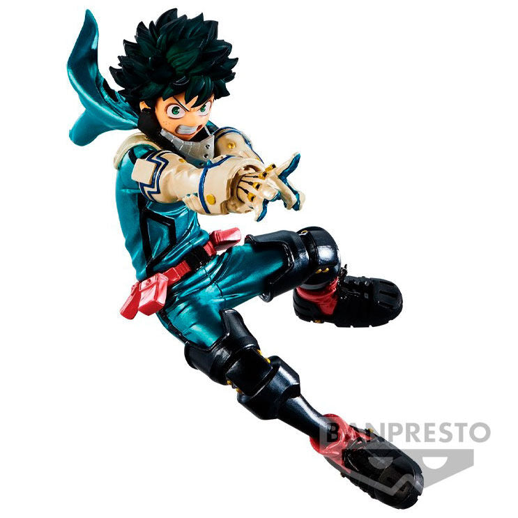 Free UK Royal Mail Tracked 24hr delivery   Striking statue of Izuku Midoriya from the popular anime series My Hero Acedemia. This figure is launched by Banpresto as part of their latest Amazing Heroes Special edition.   The sculptor did a fantastic job creating this piece, showing Midoriya posing in his battle uniform in battle mode.   This PVC statue stands at 12cm tall, and packaged in a gift/collectible box from Bandai. 