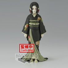 Load image into Gallery viewer, Free UK Royal Mail Tracked 24hr delivery 

Stunning figure of Muzan Kibutsuji from the popular anime series Demon Slayer. This figure is launched by Banpresto as part of their latest collection. 

This statue of Muzan is sculpted beautifully, showing Muzan posing in his kimono female form. 

This elegant detailed PVC/ABS statue of Muzan Kibutsuji stands at 17cm tall and comes in a premium gift box from Bandai. 

Excellent gift for any Demon Slayer fan.

Official Brand: Banpresto/Bandai

EAN: 4983164187175


