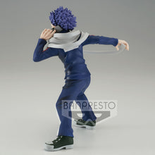 Load image into Gallery viewer, Free UK Royal Mail Tracked 24hr delivery  

Striking statue of Hitoshi Shinso from the popular anime series My Hero Academia. This stunning piece is launch by Banpresto as part of their latest Amazing Heroes collection - vol.18 

This statue is created amazingly, showing Hitoshi Shinso posing in Pro Hero suit, and his "Capturing weapon" around his neck (a long cloth scarf made from steel wire alloy woven with carbon nanofibers). -Stunning! 

This PVC figure stands at 16cm tall, and packaged in a gift / coll
