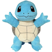 Load image into Gallery viewer, Free UK Royal Mail Tracked 24hr delivery   Official Squirtle Pokemon plush backpack launched by Nintendo.   Super cute backpack, double strap with zip.   Official brand: Nintendo   Size: 25cm x 15cm x 6cm   Excellent gift for any Pokemon fan. 
