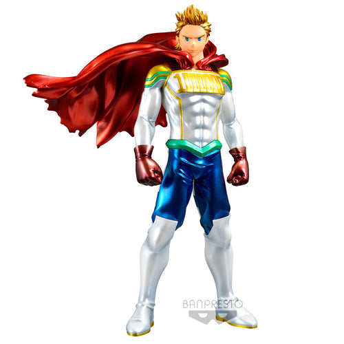 Free UK Royal Mail Tracked 24hrs delivery 

Stunning figure of Mirio Togata from the popular anime My Hero Academia. This statue is launched by Banpresto as part of their latest Age of Heroes edition. 

This statue is sculpted superbly, showing Miro posing strikingly in his hero uniform. - Stunning ! 

This PVC figure stands at 18cm tall, comes with a base, and packaged in a gift/collectible box from Bandai. 