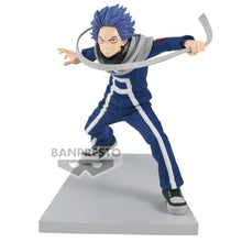 Load image into Gallery viewer, Free UK Royal Mail Tracked 24hr delivery 

Striking figure of Hitoshi Shinso from the popular anime My Hero Academia. This figure is launched by Banpresto as part of their latest BRAVEGRAPH #2 - Vol.1 collection. 

This statue is created in immense detail, showing Hitoshi posing in his battle gear in fighting motion. 

This PVC statue stands at 12cm tall, and packaged in a gift/collectible box from Bandai.
