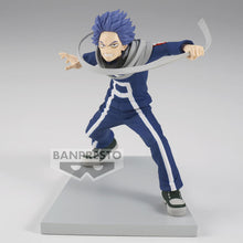 Load image into Gallery viewer, Free UK Royal Mail Tracked 24hr delivery 

Striking figure of Hitoshi Shinso from the popular anime My Hero Academia. This figure is launched by Banpresto as part of their latest BRAVEGRAPH #2 - Vol.1 collection. 

This statue is created in immense detail, showing Hitoshi posing in his battle gear in fighting motion. 

This PVC statue stands at 12cm tall, and packaged in a gift/collectible box from Bandai.
