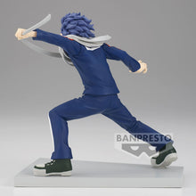 Load image into Gallery viewer, Free UK Royal Mail Tracked 24hr delivery 

Striking figure of Hitoshi Shinso from the popular anime My Hero Academia. This figure is launched by Banpresto as part of their latest BRAVEGRAPH #2 - Vol.1 collection. 

This statue is created in immense detail, showing Hitoshi posing in his battle gear in fighting motion. 

This PVC statue stands at 12cm tall, and packaged in a gift/collectible box from Bandai.
