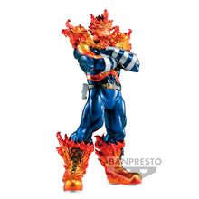 Load image into Gallery viewer, Free UK Royal Mail Tracked 24hrs delivery 

Stunning figure of Endeavor (Enji Todoroki) from the popular anime My Hero  Academia. This statue is launched by Banpresto as part of their latest Age of Heroes Special edition. 

This statue is sculpted meticulously, showing Endeavour posing in his battle gear, with flames surrounding his entire body. - Stunning ! 
