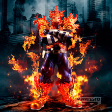 Load image into Gallery viewer, Free UK Royal Mail Tracked 24hrs delivery 

Stunning figure of Endeavor (Enji Todoroki) from the popular anime My Hero  Academia. This statue is launched by Banpresto as part of their latest Age of Heroes Special edition. 

This statue is sculpted meticulously, showing Endeavour posing in his battle gear, with flames surrounding his entire body. - Stunning ! 
