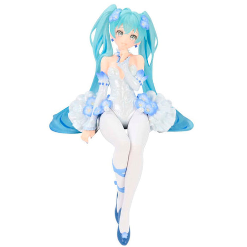 Free UK Royal Mail Tracked 24hr delivery   Elegant statue of Hatsune Miku (Global Vocaloid Superstar). This figure is launched by Good Smile Company as part of their latest Noodle Stopper Collection.   The creator created this pieced in excellent fashion, showing Hatsune Miku posing beautifully in her Fairy style outfit. - Stunning !  This PVC statue stands at 15cm tall, and packaged in a gift/collectible box from Good Smile Company.  Official brand: Good Smile Company