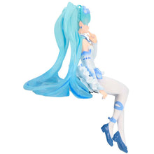 Load image into Gallery viewer, Free UK Royal Mail Tracked 24hr delivery   Elegant statue of Hatsune Miku (Global Vocaloid Superstar). This figure is launched by Good Smile Company as part of their latest Noodle Stopper Collection.   The creator created this pieced in excellent fashion, showing Hatsune Miku posing beautifully in her Fairy style outfit. - Stunning !  This PVC statue stands at 15cm tall, and packaged in a gift/collectible box from Good Smile Company.  Official brand: Good Smile Company
