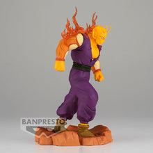 Load image into Gallery viewer, Powerful statue of Orange Piccolo (his strongest form) from the legendary anime Dragon Ball Z. This statue is launched by Banpresto as part of their latest SUPER HERO HISTORY BOX collection - vol.7   The creator did a smashing job on this piece, showing Piccolo posing in his strongest form, with flames coming off his shoulders, and standing on top of the cool rocky design stand. - Truly stunning ! 
