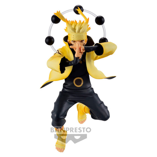 Free UK Royal Mail Tracked 24hr delivery  

Stunning statue of Naruto Uzumaki (Nine-Tails Chakra Mode) from the legendary anime series Naruto. This super cool statue is launched by Banpresto as part of their latest Vibration Stars Collection. 

This spectacular statue is created in immense detail, showing Naruto Uzumaki posing in his Nine-Tails Chakra Mode, ready to unleash his attack. - Stunning! 

This PVC statue stands at 14cm tall, and packaged in a gift/collectible box from Bandai. 

Official brand: Ba