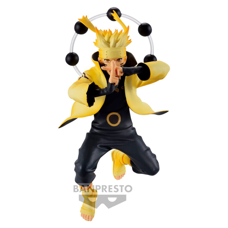 Free UK Royal Mail Tracked 24hr delivery  

Stunning statue of Naruto Uzumaki (Nine-Tails Chakra Mode) from the legendary anime series Naruto. This super cool statue is launched by Banpresto as part of their latest Vibration Stars Collection. 

This spectacular statue is created in immense detail, showing Naruto Uzumaki posing in his Nine-Tails Chakra Mode, ready to unleash his attack. - Stunning! 

This PVC statue stands at 14cm tall, and packaged in a gift/collectible box from Bandai. 

Official brand: Ba