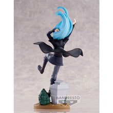 Load image into Gallery viewer, Free UK Royal Mail Tracked 24hr delivery  

Striking statue of Rimuru Tempest from the popular anime That Time I Got Reincarnated as a Slime. This figure is launched by Banpresto as part of their latest collection - Jura Tempest Federation. 

This statue is created beautifully showing Rimuru Tempest leaping gracefully into the air above the Jura Tempest Federation (Founded and ruled by Rimuru Tempest)
