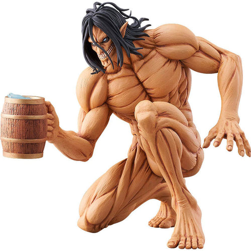 Free UK Royal Mail Tracked 24hr delivery 

Astounding statue of Eren Yeager - Attack Titan form from the popular anime series Attack on Titan. This figure is launched by Good Smile Company as part of their latest Pop Up Parade collection - Worldwide After Party. 

The sculptor created this piece in excellent fashion, showing Eren in his Attack titan form, holding a pitcher of beer enjoying himself. 