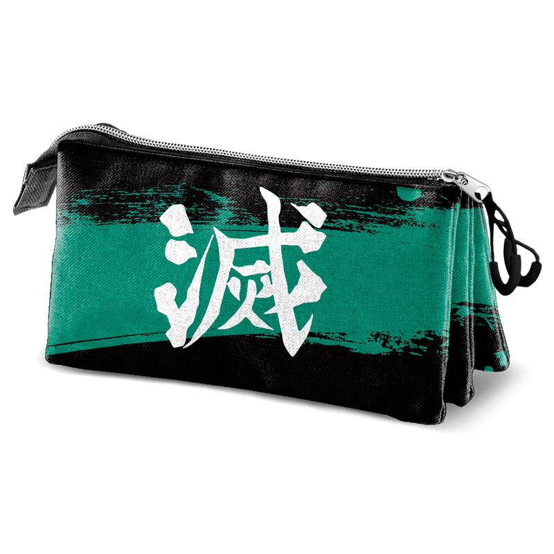 Free UK Royal Mail Tracked 24hr delivery 

Official Demon Slayer - Kimetsu No Yaiba Plus Triple pencil case. This pencil case is launched by Karactermania as part of their latest collection. 

The pencil case has a main compartment zip, once unzipped the pencil case splits into three sections, and the middle compartment will have another zip closure.

Excellent design, and great for school/college. 