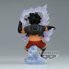 Load image into Gallery viewer, Free UK Royal Mail Tracked 24hr delivery   High-detailed premium statue of Monkey D. Luffy (Gear 4 technique) from the legendary anime series ONE PIECE. This figure is launched by Banpresto as part of their amazing King of Artist collection.  The figure is created meticulously showing Monkey D. Luffy posing in battle mode, with his Gear 4 form. 
