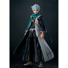 Load image into Gallery viewer, Free UK Royal Mail Tracked 24hr delivery 

Spectacular articulated premium figure set of Tōshirō Hitsugaya (Captain of the 10th Division in the Gotei 13) from the legendary anime series Bleach. This figure set is launched by Tamashii Nations as part of their SH Figuart collection.

The set include the premium articulated figure of Tōshirō Hitsugaya, 5 facial plates expression, 3 pairs of hands, and his famous Bankai sword - Hyōrinmaru. 
