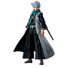 Load image into Gallery viewer, Free UK Royal Mail Tracked 24hr delivery 

Spectacular articulated premium figure set of Tōshirō Hitsugaya (Captain of the 10th Division in the Gotei 13) from the legendary anime series Bleach. This figure set is launched by Tamashii Nations as part of their SH Figuart collection.

The set include the premium articulated figure of Tōshirō Hitsugaya, 5 facial plates expression, 3 pairs of hands, and his famous Bankai sword - Hyōrinmaru. 
