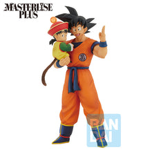 Load image into Gallery viewer, Free UK Royal Mail Tracked 24hr delivery 

Spectacular statue set of Son Goku and Son Gohan from the legendary anime Dragon Ball Z. This statue is launched by ICHIBANSHO FIGURE as part of their latest Masterlise series - The Amazing Son Goku &amp; Son Gohan.

The creator did a spectacular job with this set, showing Son Goku holding Son Gohan in his arm, posing happily. This figure truly pulls the audience right back into the anime series. - Stunning !
