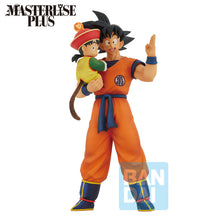 Load image into Gallery viewer, Free UK Royal Mail Tracked 24hr delivery 

Spectacular statue set of Son Goku and Son Gohan from the legendary anime Dragon Ball Z. This statue is launched by ICHIBANSHO FIGURE as part of their latest Masterlise series - The Amazing Son Goku &amp; Son Gohan.

The creator did a spectacular job with this set, showing Son Goku holding Son Gohan in his arm, posing happily. This figure truly pulls the audience right back into the anime series. - Stunning !
