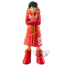 Load image into Gallery viewer, Free UK Royal Mail Tracked 24hr delivery

Astounding statue of Monkey D. Luffy from the legendary anime ONE PIECE. This amazing statue is launched by Banpresto as part of the latest Egghead series. - DFX collection. 

The creator has completed this piece in excellent fashion, showing Luffy posing in his egghead suit, wearing his egghead earpiece. - Stunning ! 
