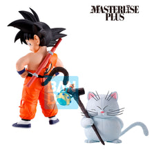 Load image into Gallery viewer, Free UK Royal Mail Tracked 24 delivery 

Spectacular statue set of Son Goku and Korin from the legendary anime Dragon Ball. This stunning set is launched by Ichibansho Figure as part of their latest Masterlise Plus collection.

The creator finished this amazing set in excellent fashion, showing Son Goku when he was a boy posing with his power pole, and Korin (800 year old wise cat). Ichinbansho&#39;s meticulous work has really brought both characters to life - Truly breathtaking. 
