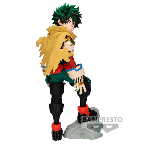 Free UK Royal Mail Tracked 24hr delivery  

Striking statue of Izuku Midoriya from the popular anime series My Hero Academia. This stunning piece is launch by Banpresto as part of their latest YOUR'RE NEXT collection. 

This statue is created meticulously, showing Deku posing in his battle uniform, and with his vigilante cape on. Stunning ! 

This PVC figure stands at 21cm tall, and packaged in a gift / collectible box from Bandai.