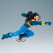 Load image into Gallery viewer, Free UK Royal Mail Tracked 24hr delivery 

Striking statue of Super 17 (Fusion of Android 17 and Hell Fighter 17) from the legendary anime Dragon Ball GT. This spectacular statue of Super 17 is launched by Banpresto as part of their latest Match Makers collection. 

This figure is created remarkably, showing Super 17 posing in battle, captured in motion perfectly. 
