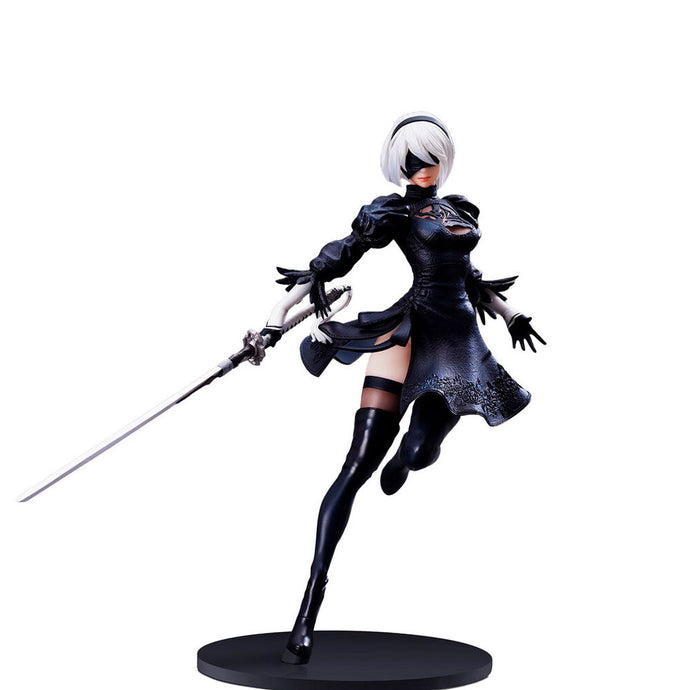 Free UK Royal Mail Tracked 24hr delivery  

Exceptional statue of 2B (YoRHa No. 2 Type B) from the popular video Nier: Automata. This amazing statue set is launched by SQUARE ENIX as part of their latest collection. 

This statue set is created meticulously, showing 2B posing beautifully in her battle leather outfit, and holding her sword -Stunning ! 

This PVC statue stands at 18cm tall, and packaged in a gift / collectible box from SQUARE ENIX. 

Official brand: SQUARE ENIX

EAN: 4988601373678

Excellent 