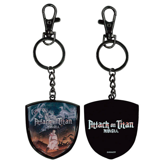 Free UK Royal Mail Tracked 24hr delivery 

Official Attack On Titan logo keychain / keyring. 

This premium quality metallic keyring is launched by SD TOYS as part of the latest release. 

Design: Attack Titan Eren battlefield (Front) / Attack On Titan official logo (Back) 

Size: 7cm approx

Official brand: SD TOYS 

EAN: 8435450260933

Excellent gift for any Attack On Titan fan. 