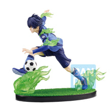 Load image into Gallery viewer, Free UK Royal Mail Tracked 24 hr delivery 

Stunning statue of Yoichi Isagi from the popular anime Blue Lock. This remarkable piece is launched by ICHIBANSHO FIGURE as part of their latest Arguments of Existence collection.

This statue is created beautifully, showing Yoichi Isagi posing in his Blue Lock home team kit, captured in motion and ready to strike the ball (Ball included). - Stunning!

This PVC statue stands at 14cm tall, and packaged in a gift/collectible box from Bandai.

Official brand: ICHIBAN
