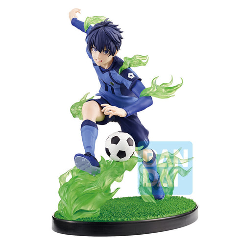 Free UK Royal Mail Tracked 24 hr delivery 

Stunning statue of Yoichi Isagi from the popular anime Blue Lock. This remarkable piece is launched by ICHIBANSHO FIGURE as part of their latest Arguments of Existence collection.

This statue is created beautifully, showing Yoichi Isagi posing in his Blue Lock home team kit, captured in motion and ready to strike the ball (Ball included). - Stunning!

This PVC statue stands at 14cm tall, and packaged in a gift/collectible box from Bandai.

Official brand: ICHIBAN
