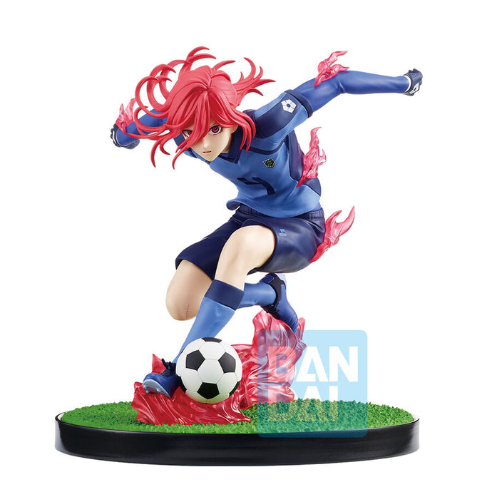 Free UK Royal Mail Tracked 24 hr delivery 

Stunning statue of Hyoma Chigiri from the popular anime Blue Lock. This remarkable piece is launched by ICHIBANSHO FIGURE as part of their latest Arguments of Existence collection.

This statue is created beautifully, showing Hyoma Chigiri posing in his Blue Lock home team kit, captured in motion and ready to strike the ball (Ball included). - Stunning!

This PVC statue stands at 11cm tall, and packaged in a gift/collectible box from Bandai.