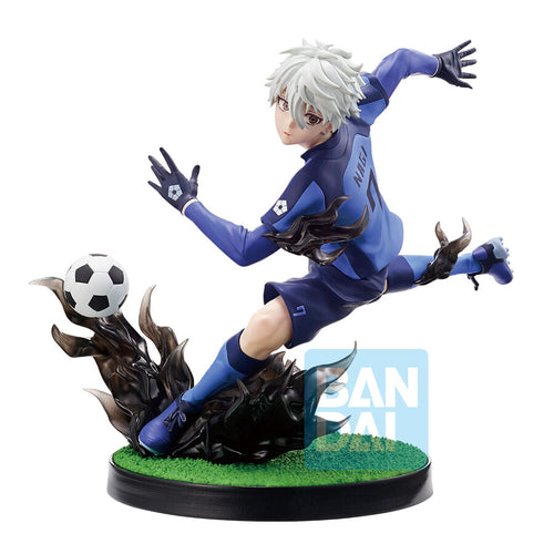Free UK Royal Mail Tracked 24 hr delivery 

Stunning statue of Seishirō Nagi from the popular anime Blue Lock. This remarkable piece is launched by ICHIBANSHO FIGURE as part of their latest Arguments of Existence collection.

This statue is created beautifully, showing Seishirō Nagi posing in his national home team kit, captured in motion and ready to strike the ball. - Stunning!

This PVC statue stands at 14cm tall, and packaged in a gift/collectible box from Bandai.

Official brand: ICHIBANSHO FIGURE / Ba