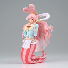 Load image into Gallery viewer, Free UK Royal Mail Tracked 24hr delivery 

Beautiful statue of Shirahoshi (the mermaid princess) from the legendary anime series ONE PIECE. This statue is launched by Banpresto as part of their latest Glitter &amp; Glamours collection. 

The statue is created beautifully, showing Shirahoshi posing elegantly. The colours and details of this statue were designed remarkably. 

This PVC figure stands at 16cm tall, and packaged in a gift/collectible box from Bandai.

Official brand: Banpresto / Bandai 

EAN: 4983164

