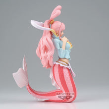 Load image into Gallery viewer, Free UK Royal Mail Tracked 24hr delivery 

Beautiful statue of Shirahoshi (the mermaid princess) from the legendary anime series ONE PIECE. This statue is launched by Banpresto as part of their latest Glitter &amp; Glamours collection. 

The statue is created beautifully, showing Shirahoshi posing elegantly. The colours and details of this statue were designed remarkably. 

This PVC figure stands at 16cm tall, and packaged in a gift/collectible box from Bandai.

Official brand: Banpresto / Bandai 

EAN: 4983164
