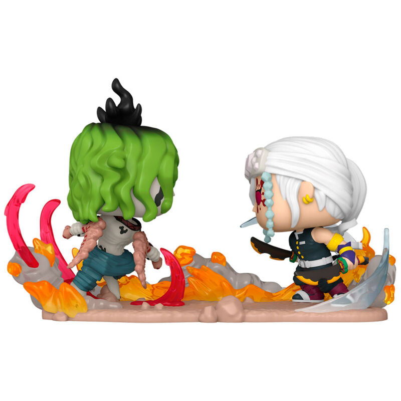 Free UK Royal Mail Tracked 24hr delivery 

Captivating Funko Pop statue of Tengen vs Gyutaro. This set is launched by Funko as part of their latest Funko Pop Moment collection. 

This statue set of Tengen vs Gyutaro is adapted from the famous fight scene from the Entertainment District, the figure stands at 16cm tall, and packaged in a window display Funko gift box by Funko. 

Official brand: Funko 

EAN: 889698803380

Excellent gift for any Demon Slayer fan. 