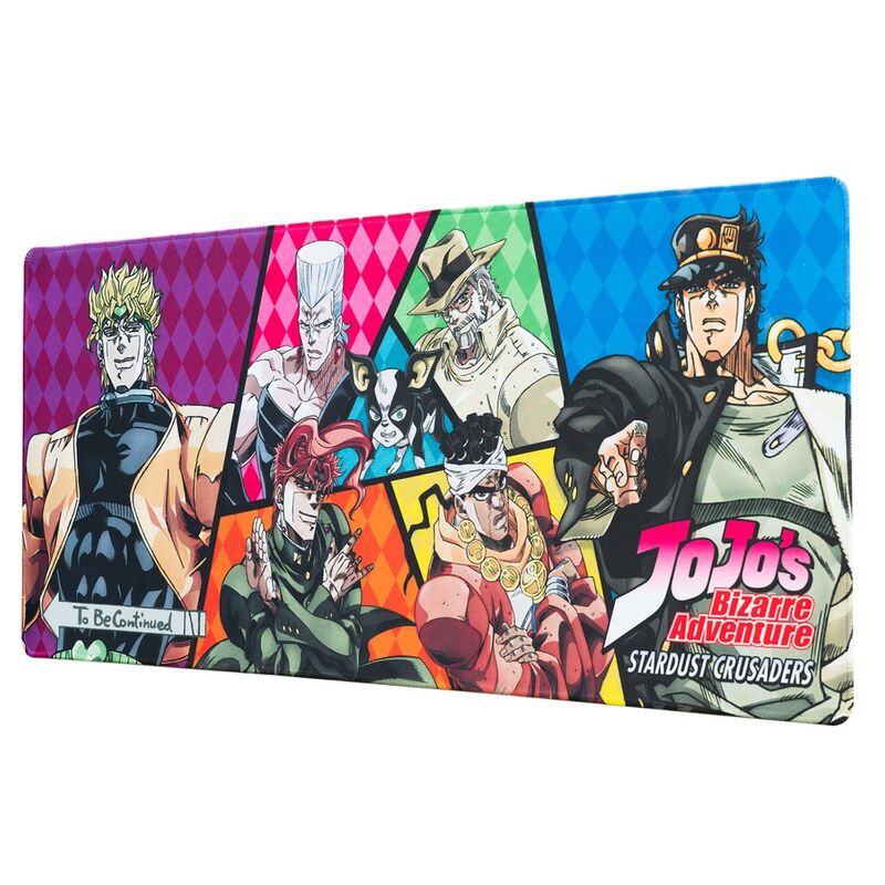 Free UK Royal Mail Tracked 24hr delivery 

Official JoJo's Bizarre Adventure Gaming Mouse Pad. This premium gaming pad is launched by TOEI ANIMATION as part of their latest collection. 

High density waterproof textile surface. Top quality High precision/speed pad, and anti-slip rubber base with reinforced edges.