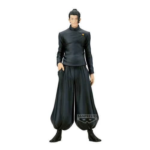 Free UK Royal Mail Tracked 24hr delivery 

Spectacular statue of Suguru Geto from the popular anime series Jujutsu Kaisen. This amazing statue is launched by Banpresto as part of their latest King Of Artist collection.

The creator has completed this piece remarkably,  showing Suguru Geto posing in his Jujutsu high uniform - Truly stunning! 

This PVC statue stands at 21cm tall, and packaged in a beautiful gift/collectible box from Bandai. 

Official brand: Bandai / Banpresto

EAN: 4983164285710

Excellent 