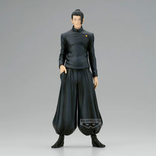 Load image into Gallery viewer, Free UK Royal Mail Tracked 24hr delivery 

Spectacular statue of Suguru Geto from the popular anime series Jujutsu Kaisen. This amazing statue is launched by Banpresto as part of their latest King Of Artist collection.

The creator has completed this piece remarkably,  showing Suguru Geto posing in his Jujutsu high uniform - Truly stunning! 

This PVC statue stands at 21cm tall, and packaged in a beautiful gift/collectible box from Bandai. 

Official brand: Bandai / Banpresto

EAN: 4983164285710

Excellent 
