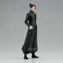 Load image into Gallery viewer, Free UK Royal Mail Tracked 24hr delivery 

Spectacular statue of Suguru Geto from the popular anime series Jujutsu Kaisen. This amazing statue is launched by Banpresto as part of their latest King Of Artist collection.

The creator has completed this piece remarkably,  showing Suguru Geto posing in his Jujutsu high uniform - Truly stunning! 

This PVC statue stands at 21cm tall, and packaged in a beautiful gift/collectible box from Bandai. 

Official brand: Bandai / Banpresto

EAN: 4983164285710

Excellent 
