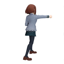 Load image into Gallery viewer, Free UK Royal Mail Tracked 24hr delivery  

Beautiful statue of Ochaco Uraraka from the popular anime My Hero Academia. This figure is launched by Banpresto as part of their latest Glitter and Glamour collection.

The creator did an excellent job creating this piece, showing Uraraka posing stunningly in her academy uniform. 

This PVC statue stands at 22cm tall, and packaged in a gift/collectible box from Bandai.

Official brand: Banpresto / Bandai 

EAN: 4983164285727

Excellent gift for any My Hero Academ
