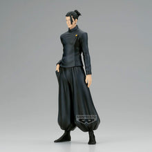 Load image into Gallery viewer, Free UK Royal Mail Tracked 24hr delivery 

Spectacular statue of Suguru Geto from the popular anime series Jujutsu Kaisen. This amazing statue is launched by Banpresto as part of their latest King Of Artist collection.

The creator has completed this piece remarkably,  showing Suguru Geto posing in his Jujutsu high uniform - Truly stunning! 

This PVC statue stands at 21cm tall, and packaged in a beautiful gift/collectible box from Bandai. 

Official brand: Bandai / Banpresto

EAN: 4983164285710

Excellent 
