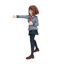 Load image into Gallery viewer, Free UK Royal Mail Tracked 24hr delivery  

Beautiful statue of Ochaco Uraraka from the popular anime My Hero Academia. This figure is launched by Banpresto as part of their latest Glitter and Glamour collection.

The creator did an excellent job creating this piece, showing Uraraka posing stunningly in her academy uniform. 

This PVC statue stands at 22cm tall, and packaged in a gift/collectible box from Bandai.

Official brand: Banpresto / Bandai 

EAN: 4983164285727

Excellent gift for any My Hero Academ
