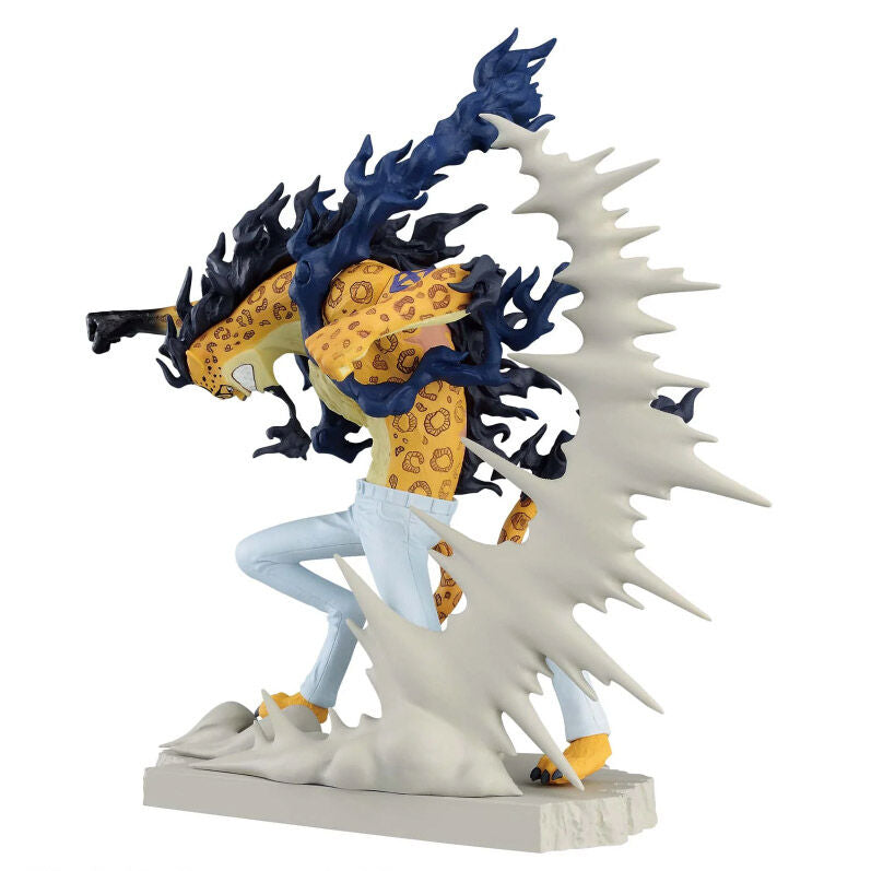 Free UK Royal Mail Tracked 24hr delivery 

Stunning statue of Rob Lucci from the legendary anime ONE PIECE. This spectacular figure is launched by Banpresto as part of their latest Senkozekkei collection. - Adapted from the classic battle scene between Rob Lucci and Monkey D. Luffy. 