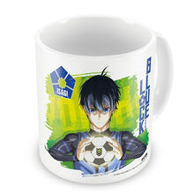 Load image into Gallery viewer, Free UK Royal Mail Tracked 24hr delivery 

Official Blue Lock Mug - Yoichi Isagi. This super cool mug is launched by ERIK as part of their latest collection. 

Size: 350ml 

Material: Ceramic (Dishwasher and Microwave safe). 

Official brand: ERIK 

EAN: 8435747800378

Excellent gift for any Blue Lock fan.
